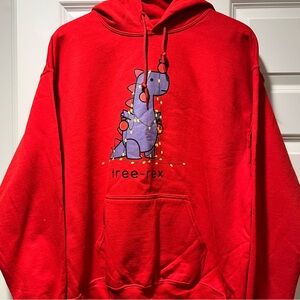 Christmas hoodie unisex from Shop Dinosaur.